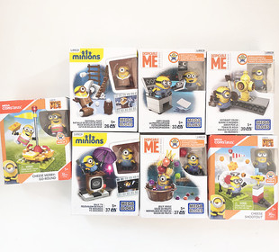 正版美高美家宝 MEGABLOKS 神偷奶爸 大眼萌 小黄人 积木公仔多款