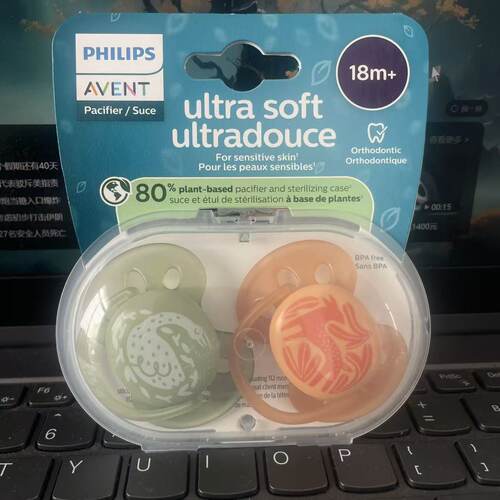 AVENT/新安怡马卡龙透气安抚奶嘴0-6-18月超软婴儿安慰睡觉型硅胶