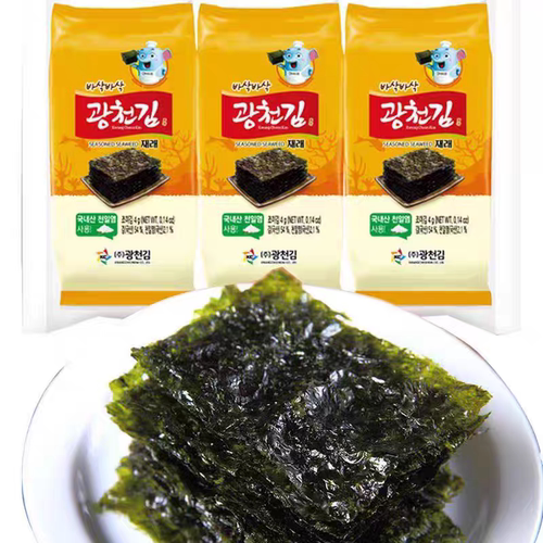 韩国进口广川香脆即食海苔