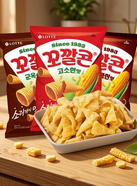韩国进口韩国膨化零食乐天