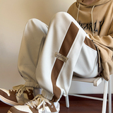 2024薄款华夫格卫裤潮牌男春秋运动裤子美式复古束脚大码休闲长裤，男装休闲裤，星座204-2