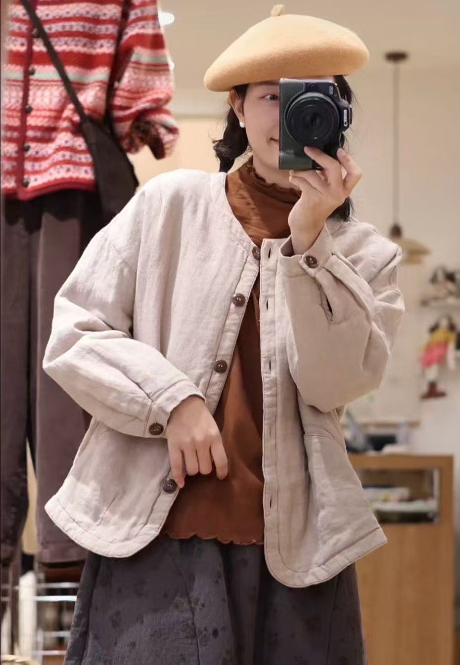 景善铭汉麻棉衣25639