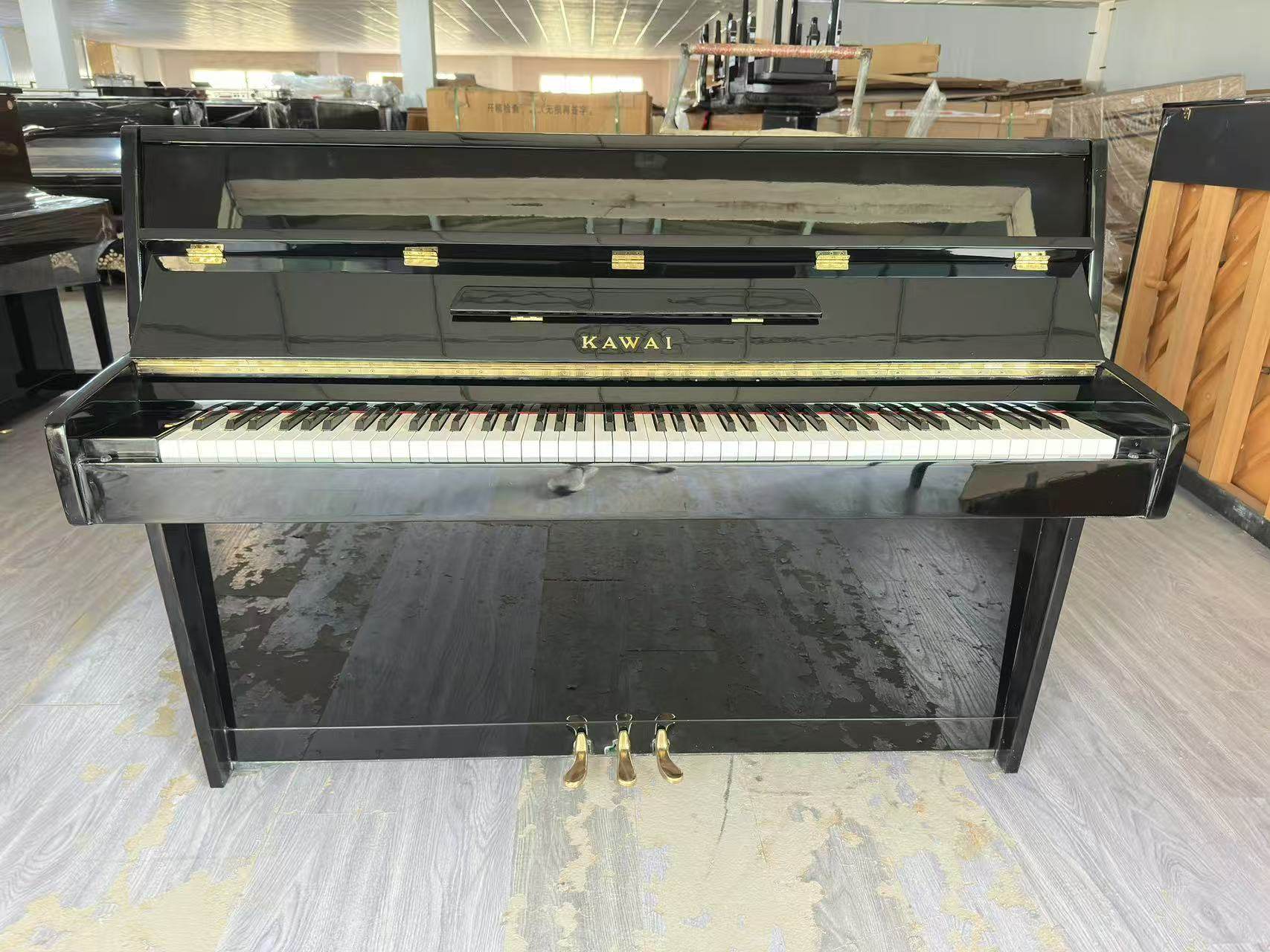 卡瓦依书房琴二手钢琴家用练习考级实木立式钢琴日本原装进口小巧