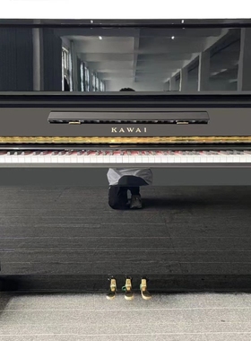 卡哇伊BS-10钢琴 1990年左右 高度:124cm 黑色亮光 卡瓦依钢琴