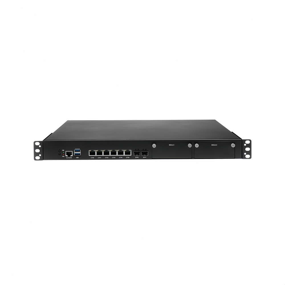 1U软路由服务器6千兆网口2万兆光口C612酷睿E5-2680V4爱快路由器