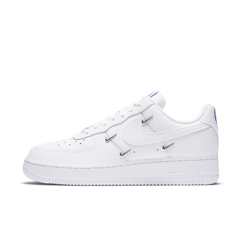 Nike耐克女子Air Force1低帮系带运动鞋白色休闲板鞋CT1990-100