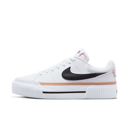 Nike耐克女子白色低帮系带板鞋透气休闲运动鞋DM7590-100