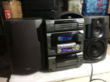 原装VICTOR胜利组合音响，日本狗头本土机，三碟CD，带MD成色板正