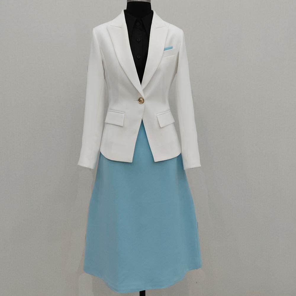 韩系轻奢修身显瘦高级感女神范一粒扣女士西服法式复古西装外套