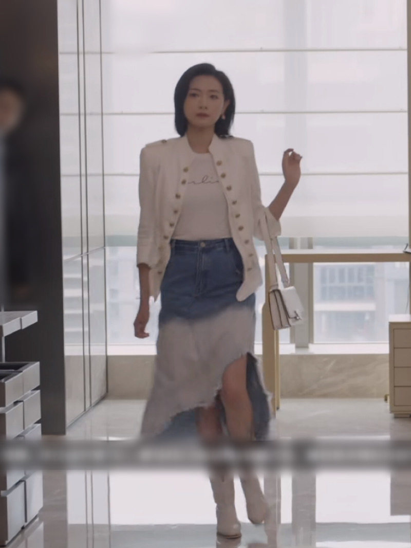 女士的品格万茜春秋修身长袖外套英伦金扣复古立领百搭时髦上衣潮