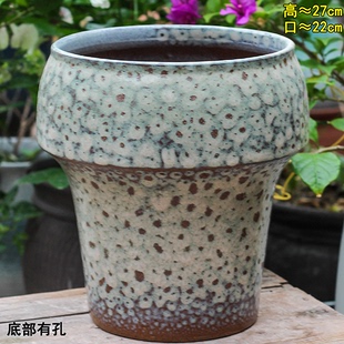 大号新款火锅诧寂风花盆家用室内透气大口径适合三角梅等绿植盆栽