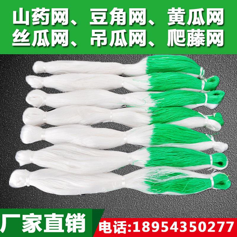 豆角架网吊瓜丝瓜苦瓜黄瓜百香果专用网植物爬藤网种植网攀爬农用