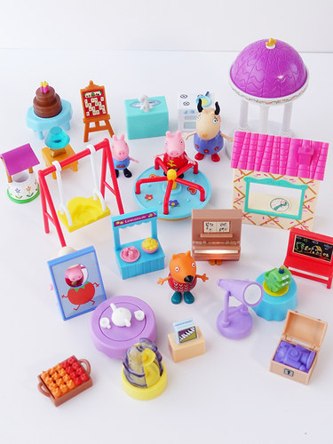 小猪粉红猪佩奇钢琴宝箱过家家