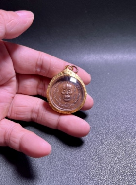藏家寄售 瓦当 2500 龙婆耿 耳报 金壳塔帕占卡 泰国佛牌真品吊坠