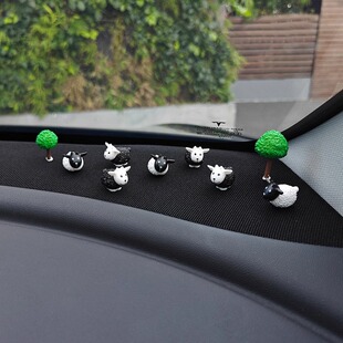 车内解压摆件车副驾驶装饰品汽车治愈系车载高级感中控仪表台屏幕