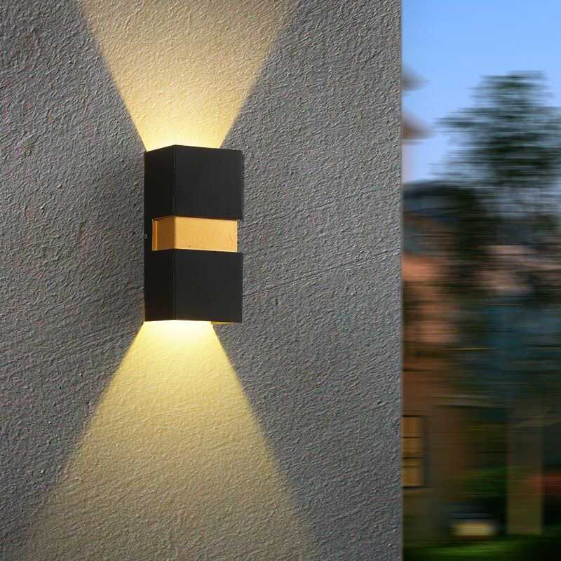 室外防水上下打光陽臺過道墻壁燈