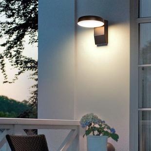 现代走廊过道壁灯极简l旋转360°ed可调户外防水创意感应款 墙壁灯