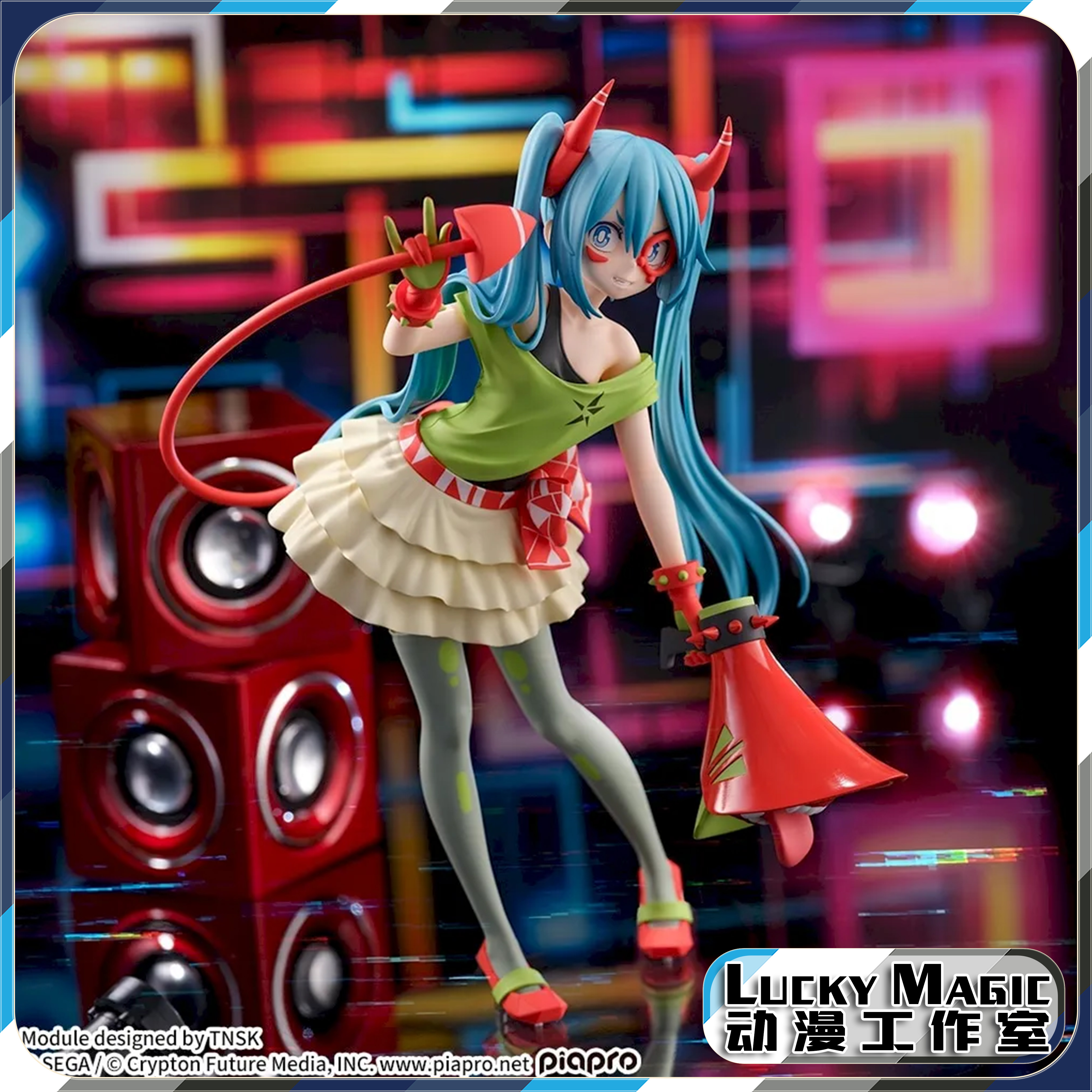 LM有货 世嘉 FIGURIZMα 初音未来歌姬计划 DEMONSTAR景品手办