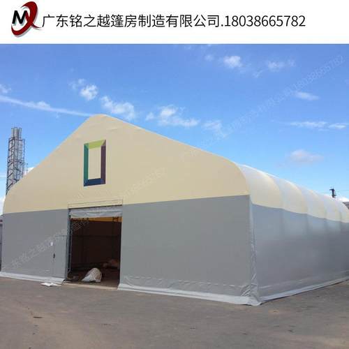 厂家支持定制大型工业仓储车间篷房户外弯柱篷房停机坪篷房