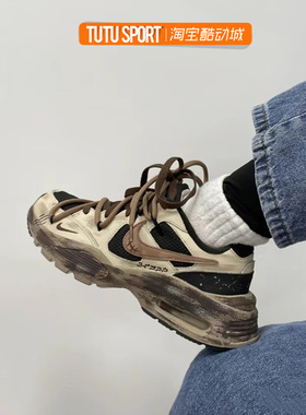 球鞋定制 Nike Air Max Fusion 焦糖摩卡CNY户外黑棕男女低跑步鞋