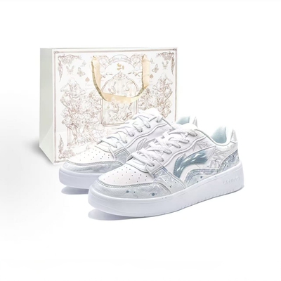 球鞋定制 LiNing李宁 元宝 冷竹 涂鸦水墨 国风渐变 男子低帮板鞋