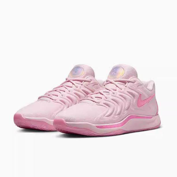 Nike KD 17 “Aunt Pearl”科比17 新款粉色低帮篮球鞋FZ1518-600