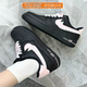 耐克Nike 粉白双勾甜酷低帮板鞋 Air 定制球鞋 Force 女款 黑粉
