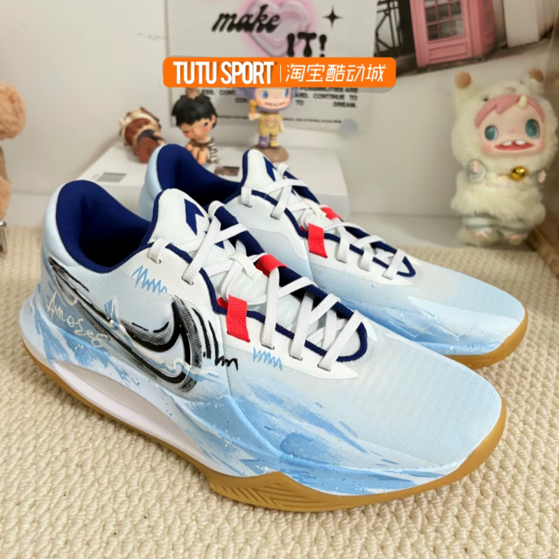 球鞋定制Nike Precision 凌空破阵 渐变街头涂鸦校园低帮男篮球鞋