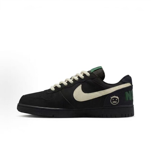 球鞋定制 Nike Big Low墨夜顽主 时尚简约百搭 耐磨 男子低帮板鞋