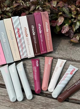 美国Rhode海莉唇膏有色唇蜜唇彩口红toast唇部保湿水hailey润唇膏