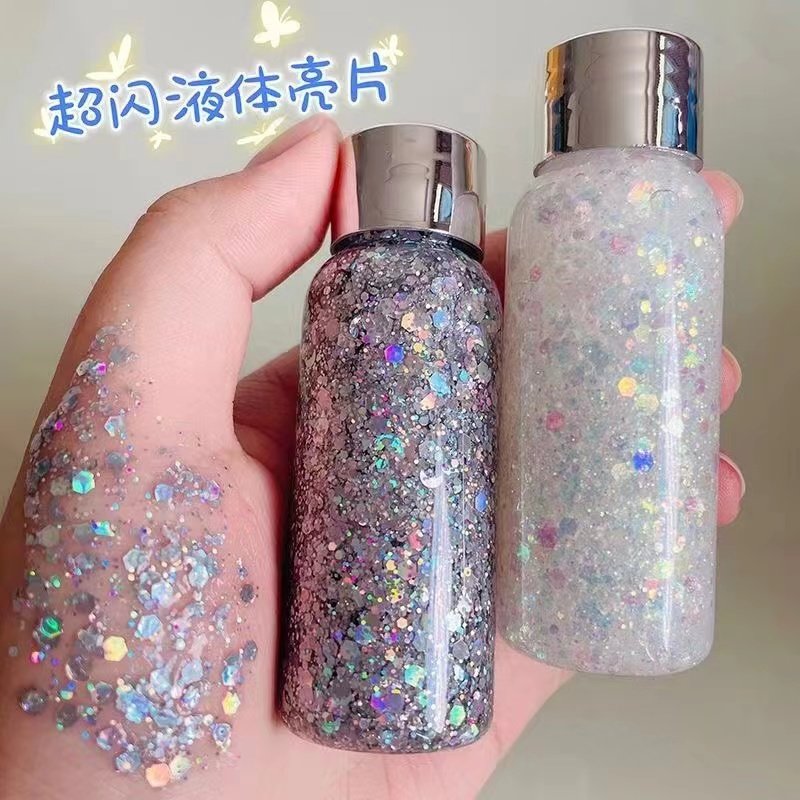 亮片眼影超闪亮晶晶液体啫喱身体眼角细闪儿童舞台妆彩妆专