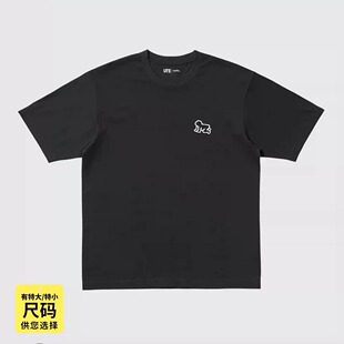 2026夏季新款波普男装女装情侣印花短袖凯斯哈林休闲百搭T恤