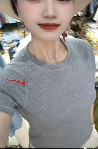 2026新款欧美春夏时尚百搭圆领刺绣短袖T恤女休闲运动上衣
