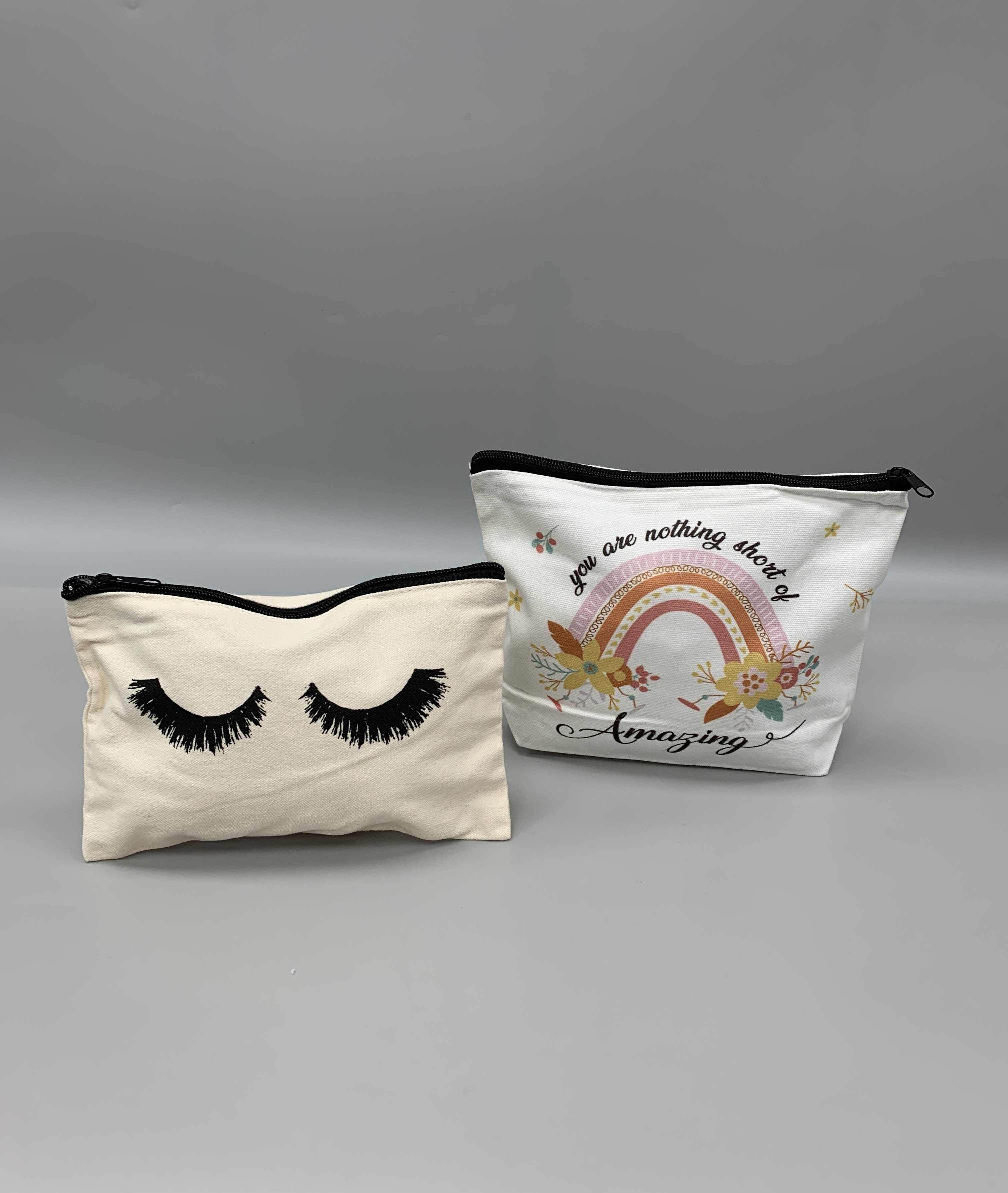 出口日单环保棉布简约手拿杂物收纳包随身化妆饰品整理包,收纳整理,化妆包,淘宝优惠券,粉丝福利购,淘宝优惠卷