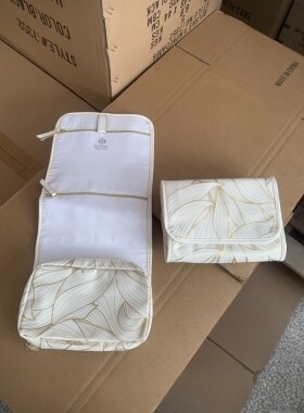 微瑕出口外单白金系列折叠多功能化妆包旅行包收纳包