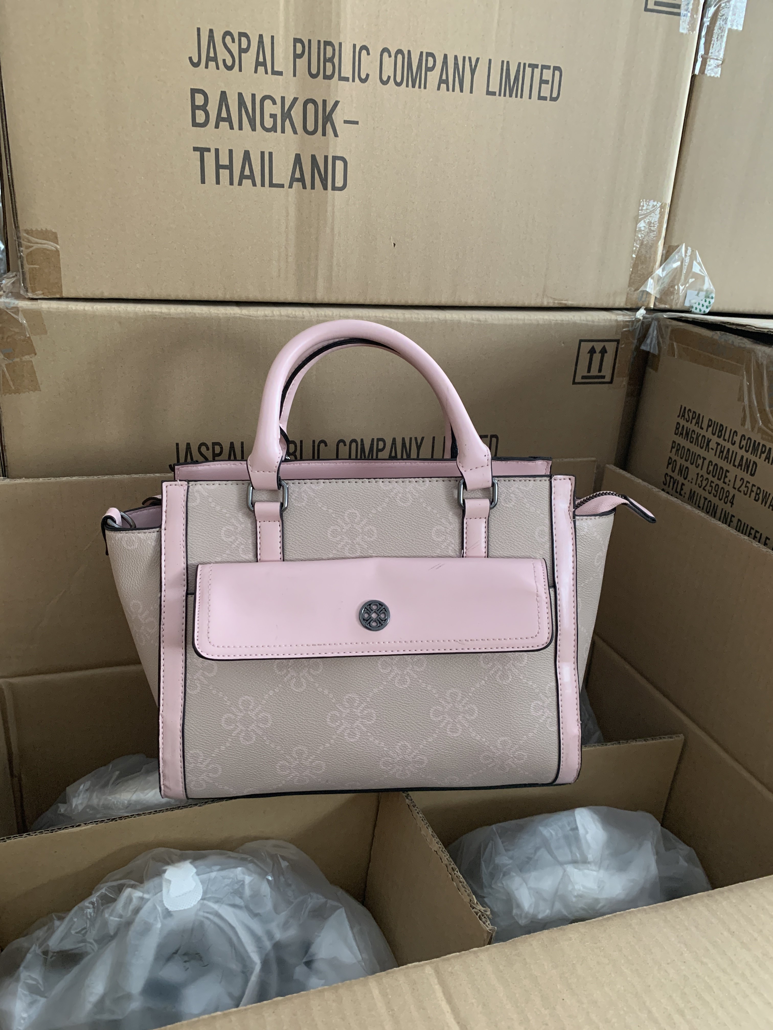 出口外单撞色手提包单肩包女包