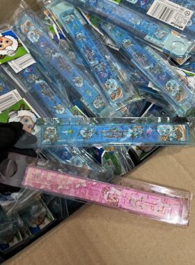 喜羊羊迷宫尺子走珠玩具直尺多功能小学生文具减压幼儿园弹珠