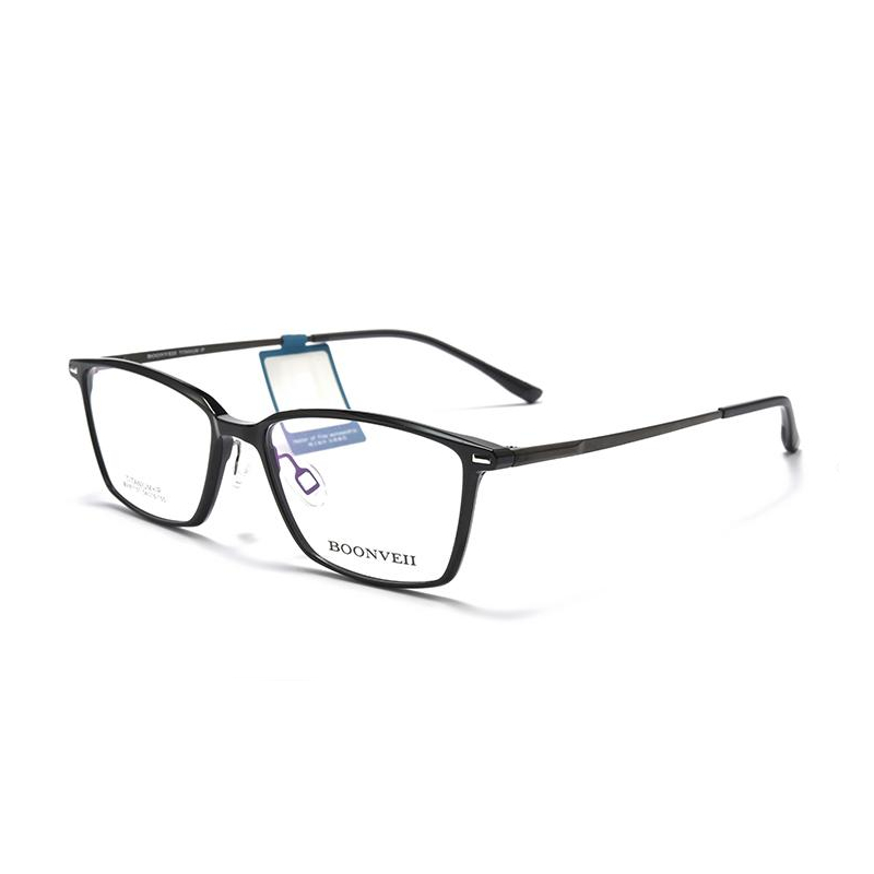 超轻纯钛简约时尚眼镜架男女款商务休闲系列全框可配度数61157