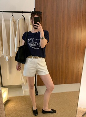 TG 松弛度假氛围 趣味图案凉感透气针织T恤女2026夏日新款26813