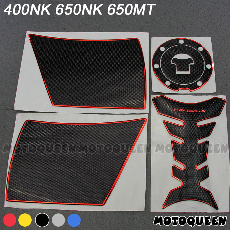 适用NK400春风650NK摩托车650MT油箱装饰防滑侧边贴纸膜鱼骨贴花
