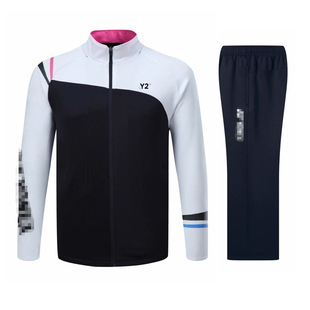 秋冬装新款羽毛球服套装女外套长裤速干儿童羽毛球运动服21047