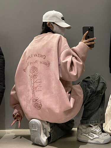 入选卫衣畅销榜卫衣玫瑰麂皮