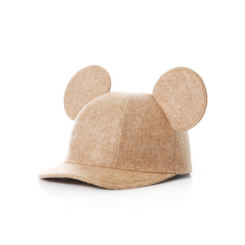 可爱老鼠秋冬款毛呢儿童帽子