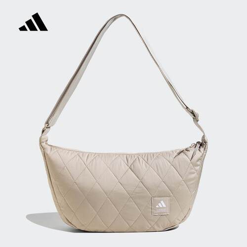 adidas阿迪达斯女包2024冬季新款单肩背包手提包拎包云朵包JY0905