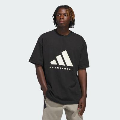 阿迪达斯短袖男运动宽松透气T恤