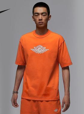 Nike耐克短袖男25秋季Jordan休闲运动圆领透气印花T恤 IB3131-820