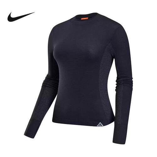 Nike耐克长袖T恤女2024冬季ACG户外速干运动透气套头衫FV7334-010