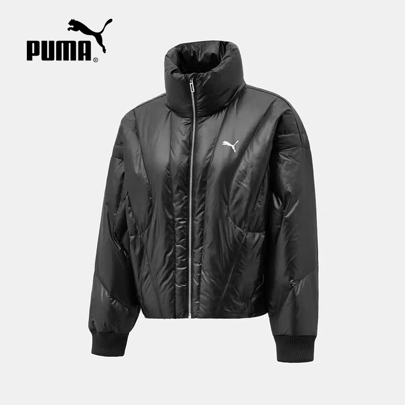puma彪马外套女子2025冬季立领夹克休闲保暖运动羽绒服 635503-01