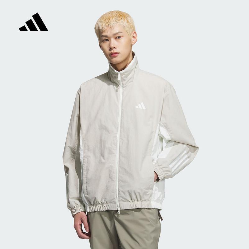 adidas阿迪达斯外套男子2025春季新款防晒速干薄款连帽夹克KC3921
