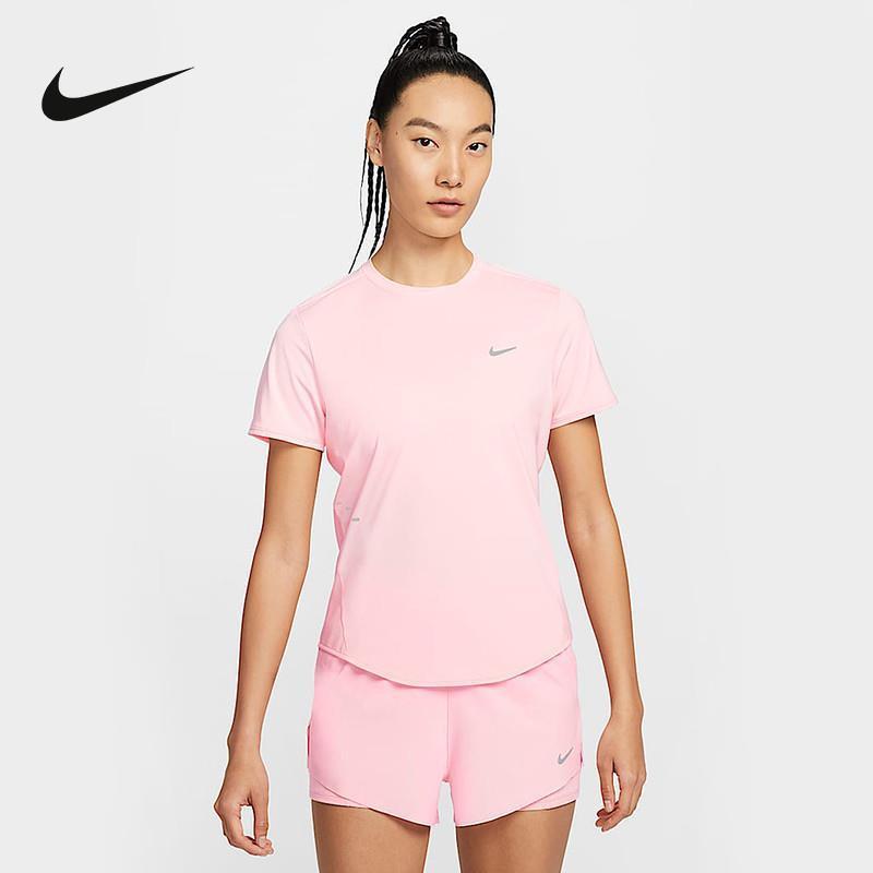NIKE耐克短袖女子2025夏季DRI-FIT速干跑步上衣反光T恤HM9699-607
